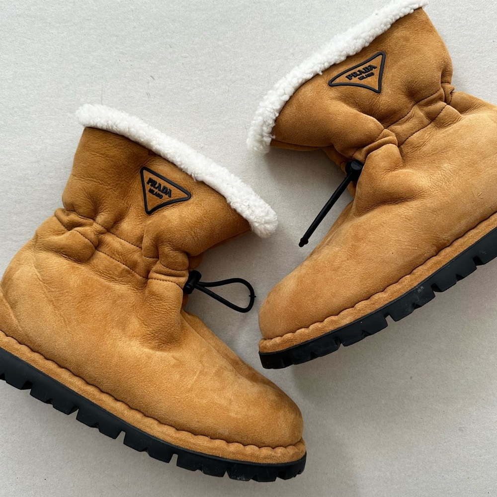 Prada Shearling Boots - Picture 4 of 10